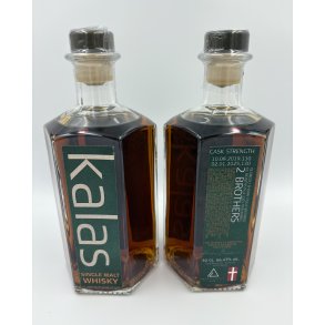 KALAS - 2 BROTHERS - Oloroso Sherry Fad - Cask Strength 66,47% - SIDSTE FLASKE