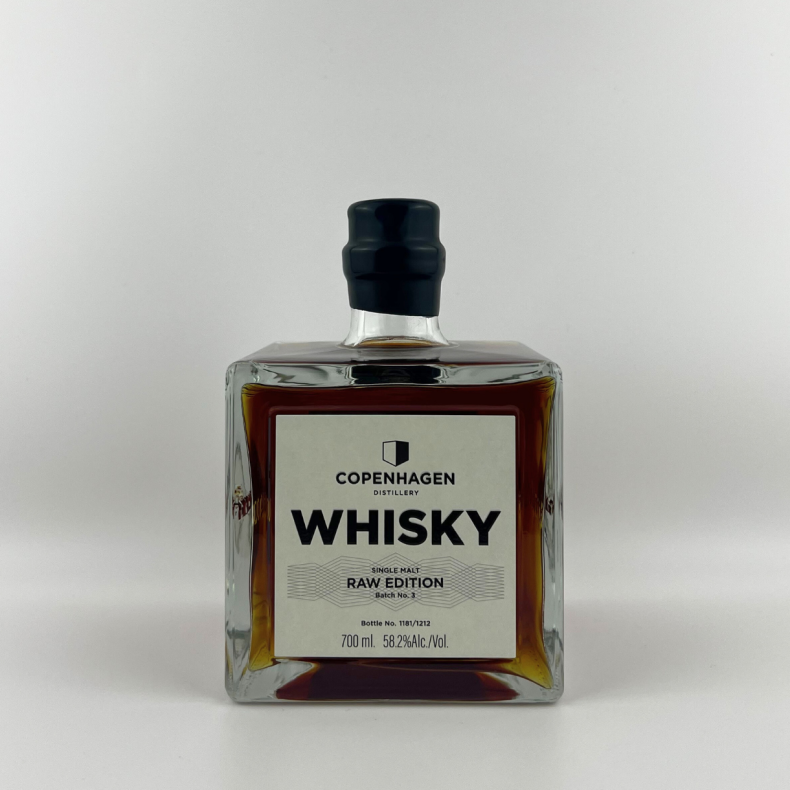 COPENHAGEN DISTILLERY RAW EDITION WHISKY BATCH NO. 3 - Sidste flaske!!