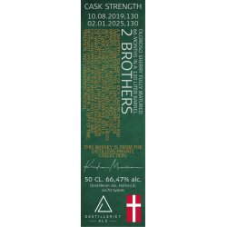 KALAS - 2 BROTHERS - Oloroso Sherry Fad - Cask Strength 66,47% - SIDSTE FLASKE