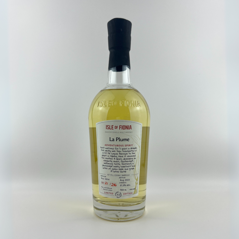 Isle Of Fionia Whisky - LA PLUME - SIDSTE FLASKE
