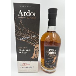 Isle Of Fionia Whisky - DANISH OAK BLACK 62% - SIDSTE FLASKE